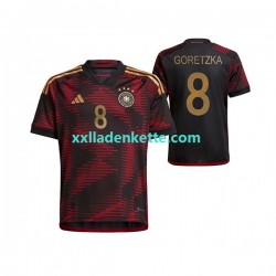 Fußballtrikot Deutschland Leon Goretzka 8 Herren Auswärts World Cup 2022 Kurzarm