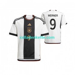 Fußballtrikot Deutschland Timo Werner 9 Herren Heim World Cup 2022 Kurzarm