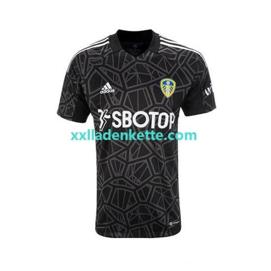Fußballtrikot Leeds United Torwart Herren Heim 2022-2023 Kurzarm