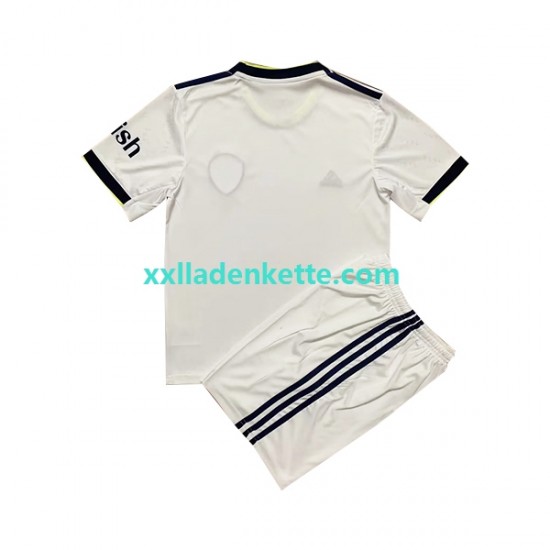 Fußballtrikot Leeds United Kinder Heim 2022-2023 Kurzarm