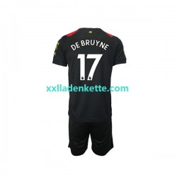 Fußballtrikot Manchester City De Bruyne 17 Kinder Auswärts 2022-2023 Kurzarm