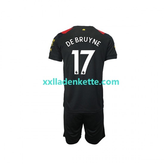 Fußballtrikot Manchester City De Bruyne 17 Kinder Auswärts 2022-2023 Kurzarm