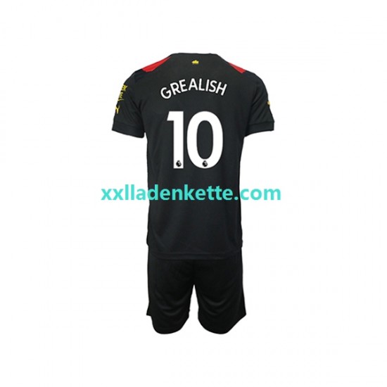 Fußballtrikot Manchester City Grealish 10 Kinder Auswärts 2022-2023 Kurzarm