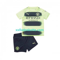 Fußballtrikot Manchester City Kinder Ausweich 2022-2023 Kurzarm