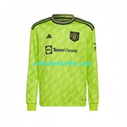 Fußballtrikot Manchester United Herren Ausweich 2022-2023 Langarm