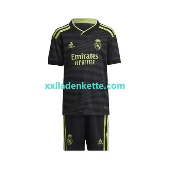 Fußballtrikot Real Madrid Kinder Ausweich 2022-2023 Kurzarm