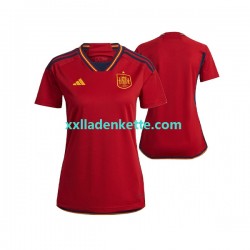Fußballtrikot Spanien Dame Heim World Cup 2022 Kurzarm