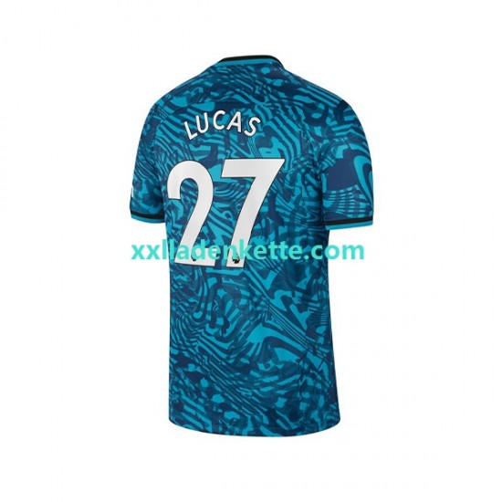 Fußballtrikot Tottenham Hotspur Lucas 27 Herren Ausweich 2022-2023 Kurzarm