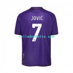 Fußballtrikot AC Florenz Jovic 7 Herren Heim 2022-2023 Kurzarm