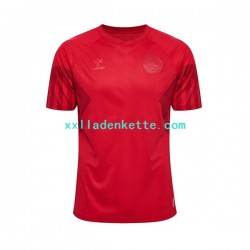 Fußballtrikot Dänemark Herren Heim World Cup 2022 Kurzarm