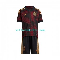 Fußballtrikot Deutschland Kinder Auswärts World Cup 2022 Kurzarm