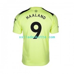 Fußballtrikot Manchester City Haaland 9 Herren Ausweich 2022-2023 Kurzarm