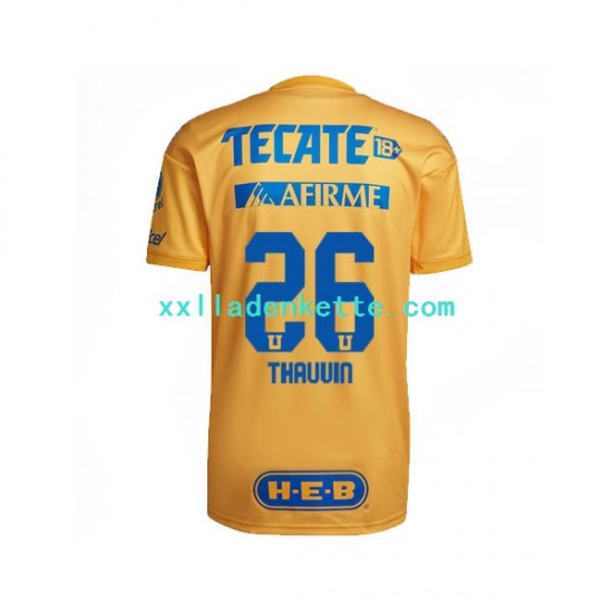 Fußballtrikot UANL Tigres Florian Thauvin 26 Herren Heim 2022-2023 Kurzarm