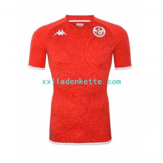 Fußballtrikot Tunesien Herren Heim World Cup 2022 Kurzarm