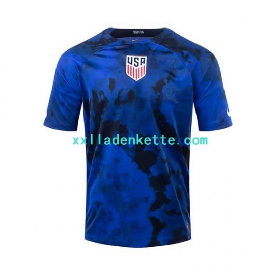 Fußballtrikot USA Herren Auswärts World Cup 2022 Kurzarm