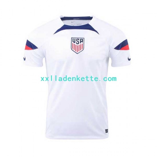 Fußballtrikot USA Herren Heim World Cup 2022 Kurzarm