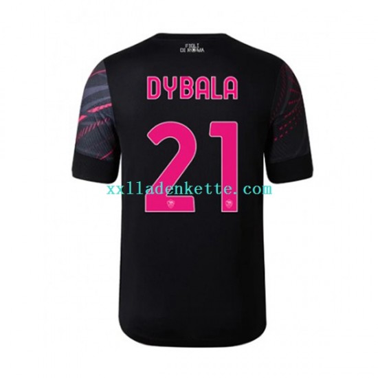 Fußballtrikot AS Rom Paulo Dybala 21 Herren Ausweich 2022-2023 Kurzarm