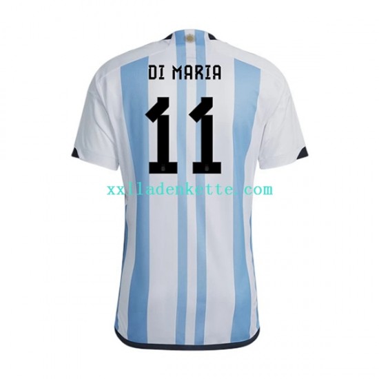 Fußballtrikot Argentinien Di Maria 11 Herren Heim World Cup 2022 Kurzarm