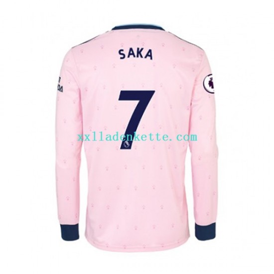 Fußballtrikot Arsenal Bukayo Saka 7 Herren Ausweich 2022-2023 Langarm