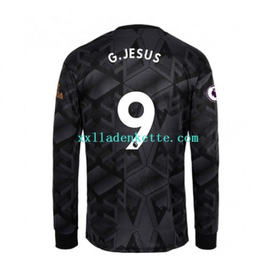 Fußballtrikot Arsenal Gabriel Jesus 9 Herren Auswärts 2022-2023 Langarm