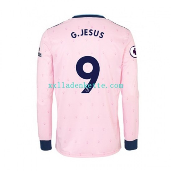 Fußballtrikot Arsenal Gabriel Jesus 9 Herren Ausweich 2022-2023 Langarm