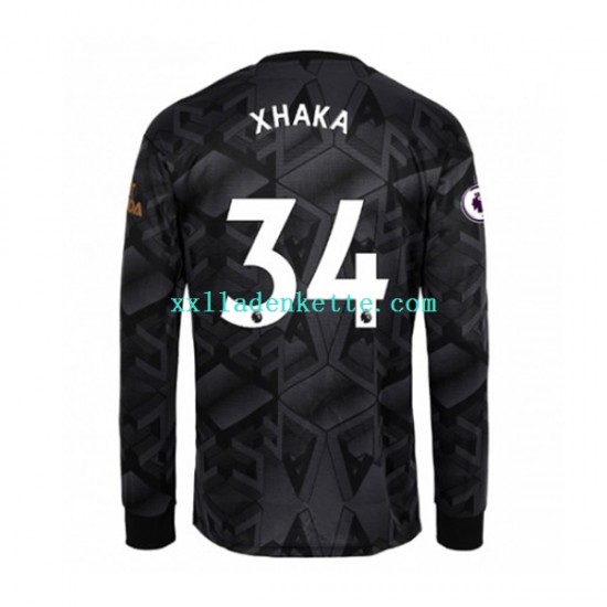 Fußballtrikot Arsenal Granit Xhaka 34 Herren Auswärts 2022-2023 Langarm