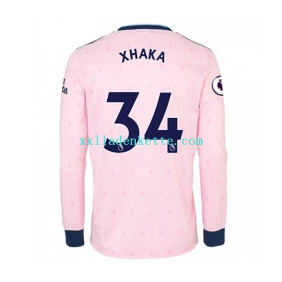 Fußballtrikot Arsenal Granit Xhaka 34 Herren Ausweich 2022-2023 Langarm