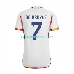 Fußballtrikot Belgien De Bruyne 7 Herren Auswärts World Cup 2022 Kurzarm
