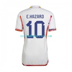 Fußballtrikot Belgien Eden Hazard 10 Herren Auswärts World Cup 2022 Kurzarm
