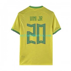 Fußballtrikot Brasilien Vinicius Junior 20 Herren Heim World Cup 2022 Kurzarm