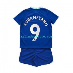 Fußballtrikot Chelsea Aubameyang 9 Kinder Heim 2022-2023 Kurzarm