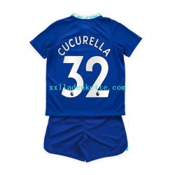 Fußballtrikot Chelsea Cucurella 32 Kinder Heim 2022-2023 Kurzarm