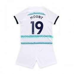 Fußballtrikot Chelsea Mount 19 Kinder Auswärts 2022-2023 Kurzarm