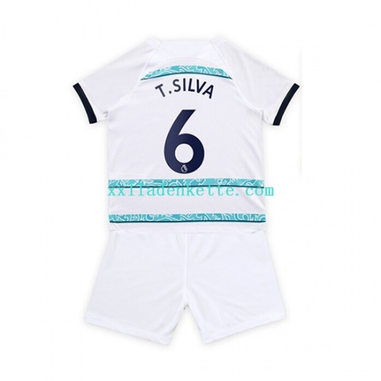 Fußballtrikot Chelsea T. Silva 6 Kinder Auswärts 2022-2023 Kurzarm