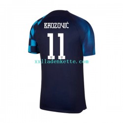 Fußballtrikot Kroatien Brozovic 11 Herren Auswärts World Cup 2022 Kurzarm