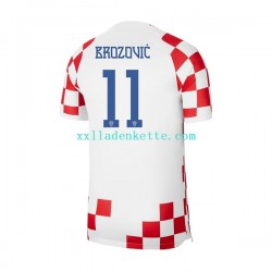 Fußballtrikot Kroatien Brozovic 11 Herren Heim World Cup 2022 Kurzarm