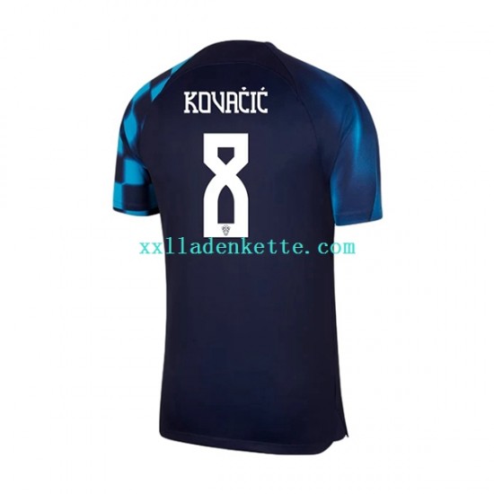 Fußballtrikot Kroatien Kovacic 8 Herren Auswärts World Cup 2022 Kurzarm