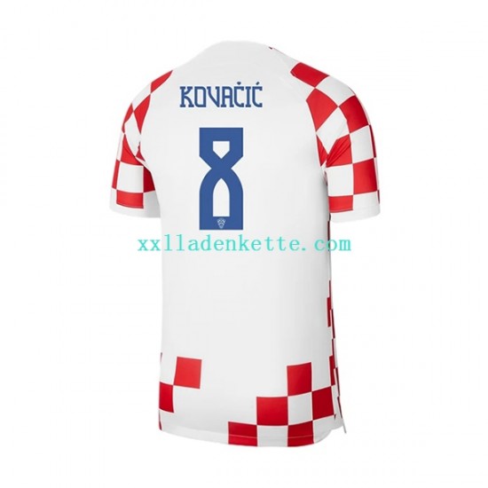 Fußballtrikot Kroatien Kovacic 8 Herren Heim World Cup 2022 Kurzarm