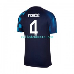 Fußballtrikot Kroatien Perisic 4 Herren Auswärts World Cup 2022 Kurzarm