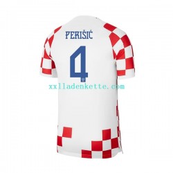Fußballtrikot Kroatien Perisic 4 Herren Heim World Cup 2022 Kurzarm