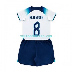 Fußballtrikot England Henderson 8 Kinder Heim World Cup 2022 Kurzarm