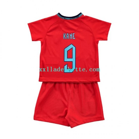 Fußballtrikot England Kane 9 Kinder Auswärts World Cup 2022 Kurzarm