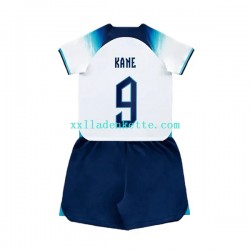Fußballtrikot England Kane 9 Kinder Heim World Cup 2022 Kurzarm