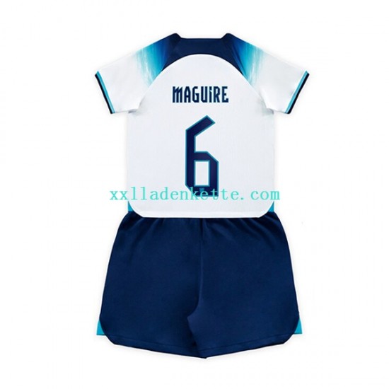 Fußballtrikot England Maguire 6 Kinder Heim World Cup 2022 Kurzarm