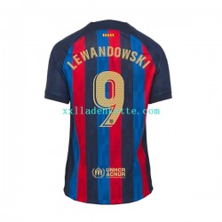 Fußballtrikot FC Barcelona Lewandowski 9 Herren Heim 2022-2023 Kurzarm