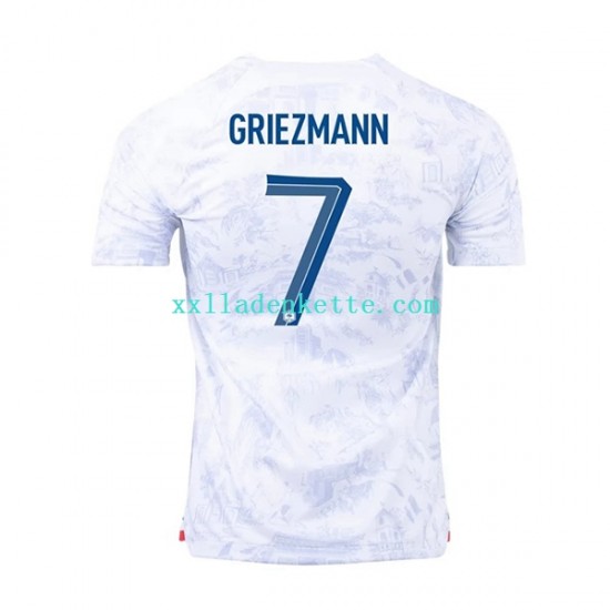 Fußballtrikot Frankreich Griezmann 7 Herren Auswärts World Cup 2022 Kurzarm