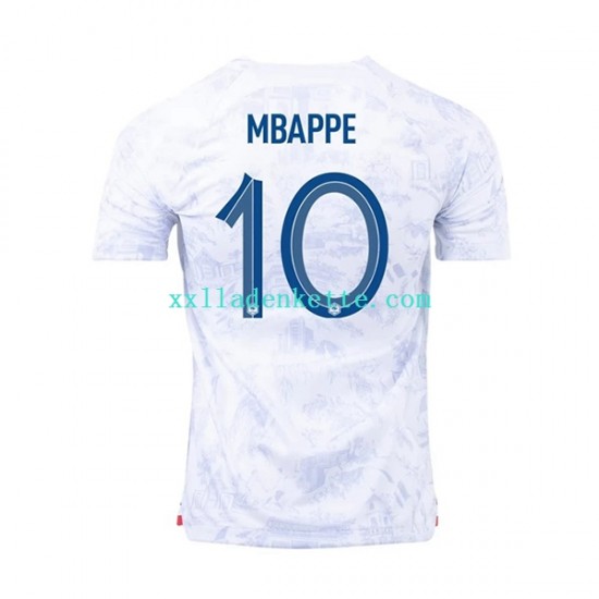 Fußballtrikot Frankreich Mbappé 10 Herren Auswärts World Cup 2022 Kurzarm
