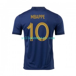 Fußballtrikot Frankreich Mbappé 10 Herren Heim World Cup 2022 Kurzarm