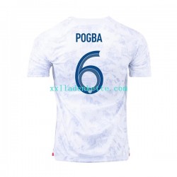 Fußballtrikot Frankreich Pogba 6 Herren Auswärts World Cup 2022 Kurzarm