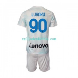 Fußballtrikot Inter Mailand Romelu Lukaku 90 Kinder Auswärts 2022-2023 Kurzarm